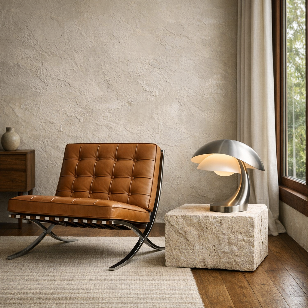 Layered lounge interior direction